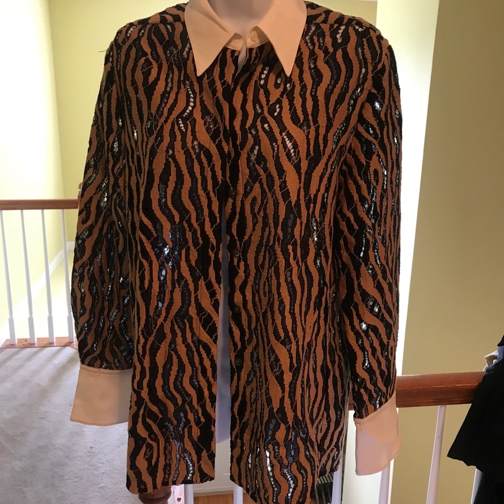 3.1 Philip Lim NWT printed button up shirt